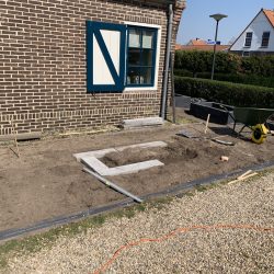 Tijdens renovatie