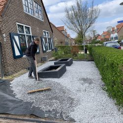 Tijdens renovatie